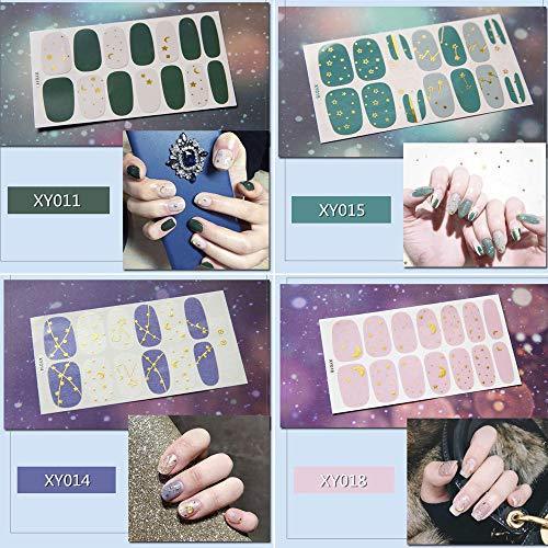 [16 pieces set] nail sticker nail wrap women ladies Manicure Nail Art Nail accessories nail design self nail cute nail seal fashionable gift gift