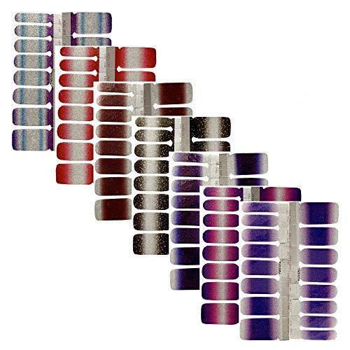 Just put nail seal seven set nail wrap nail sticker nail accessories women simple ladies present gift cute popular fashionable nail parts 10049