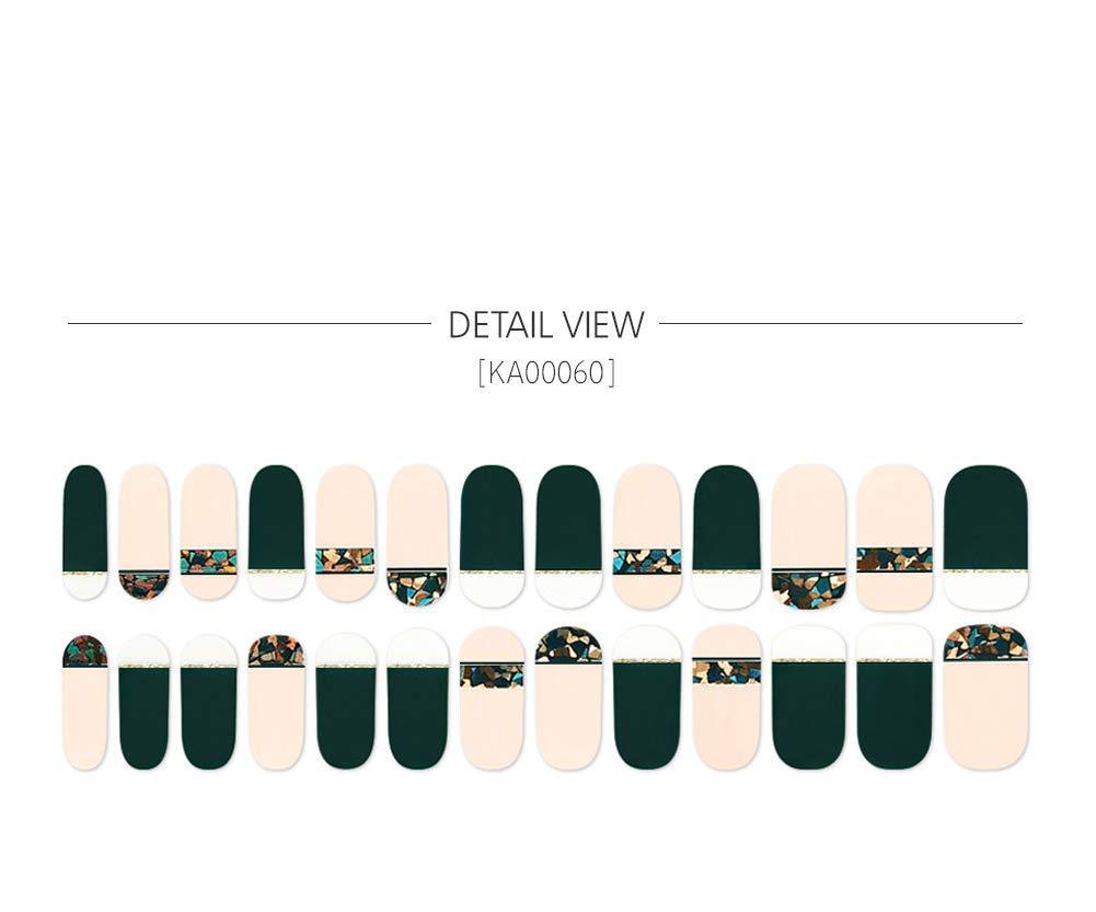 [ENVYLOOKXZINIPIN] long-lasting manicure nail strip nail wrap stylish design just put gel nail seal KA00060