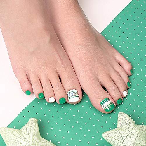 [ENVYLOOKZINIPIN] just put the foot nail seal for long-lasting foot nail seal nail strip nail wrap fashionable design _FA00124