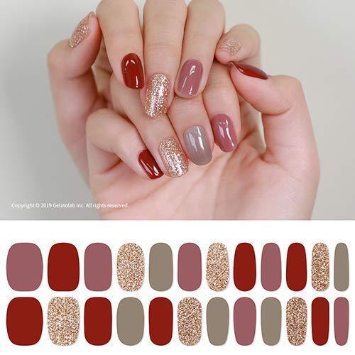 [GELATO FACTORY. ] Nail seal [flax plant Bordeaux] put only manicure gel nails nail tip nail seal Nail parts self-nail