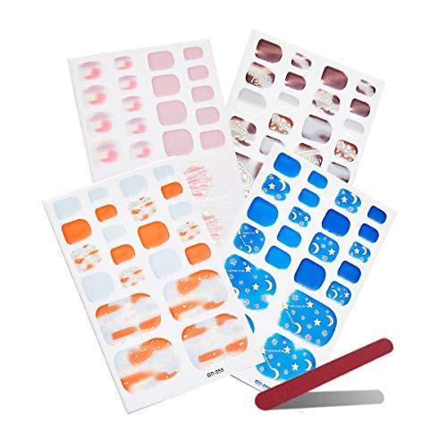 Uox Life Nail stick four claws of the seal foot only nail sticker nail art simple popular senior cute fashionable nail accessories women Ladies gifts