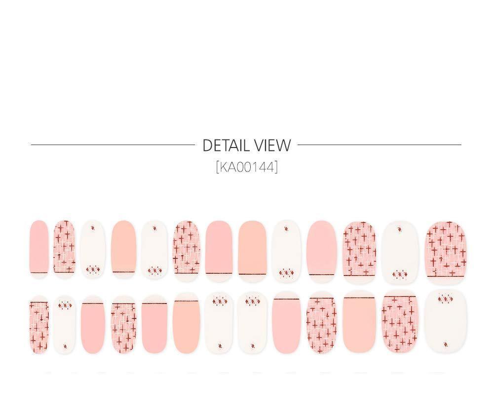 [ENVYLOOKXZINIPIN] long-lasting manicure nail strip nail wrap stylish design just put gel nail seal KA00144