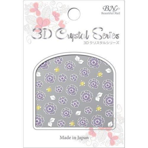 BN Nail seal Crystal daisy Purple CRN-6