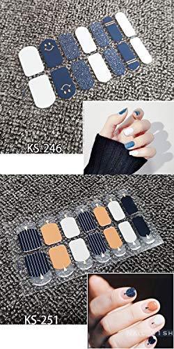 Just put ANPHSIN nail seal 10 pieces set manicure nail art nail wrap nail sticker nail accessories women easily Ladies gifts gift glamorous cute popular fashionable nail parts