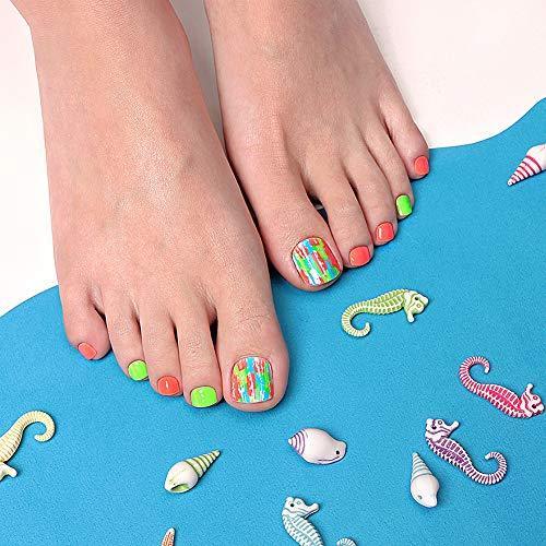 [ENVYLOOKZINIPIN] just put the foot nail seal for long-lasting foot nail seal nail strip nail wrap fashionable design _FA00180