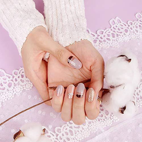 [ENVYLOOKZINIPIN] long-lasting manicure nail strip nail wrap stylish design just put gel nail seal _KA00093