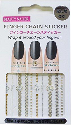 BEAUTY NAILER finger chain sticker CHAIN-6