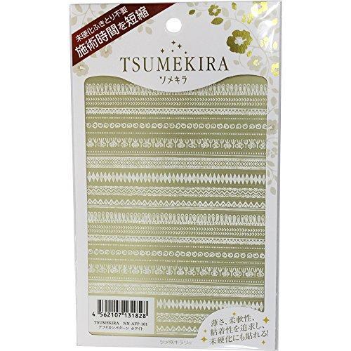 TSUMEKIRA (Tsumekira) nail seal African pattern white NN-AFP-101 Multi-one color