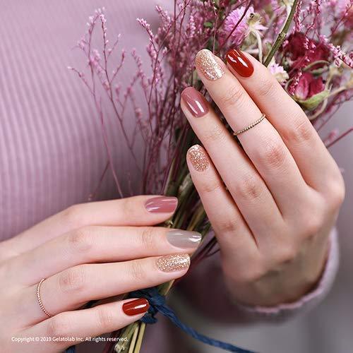 [GELATO FACTORY. ] Nail seal [flax plant Bordeaux] put only manicure gel nails nail tip nail seal Nail parts self-nail