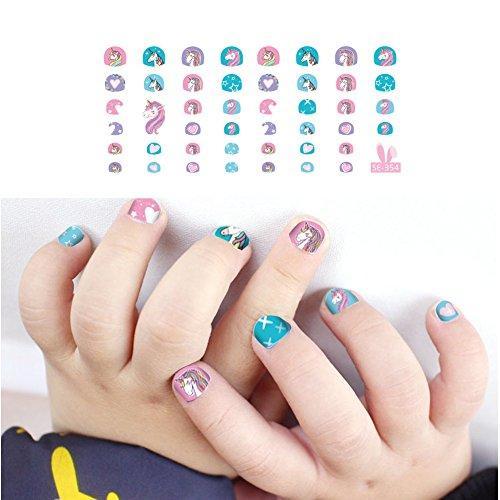 200 type ultra-thin, piled paste birthday party to choose Fanoshon character design only manicure set children seal sticker female holiday stick nail seal Unicorn cute children