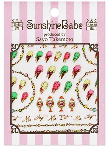 Nail Sunshine baby gel nail Saya Takemoto seal Sayo Style Old America