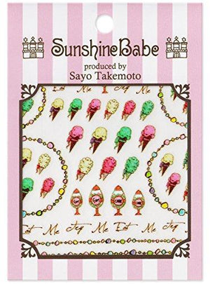 Nail Sunshine baby gel nail Saya Takemoto seal Sayo Style Old America