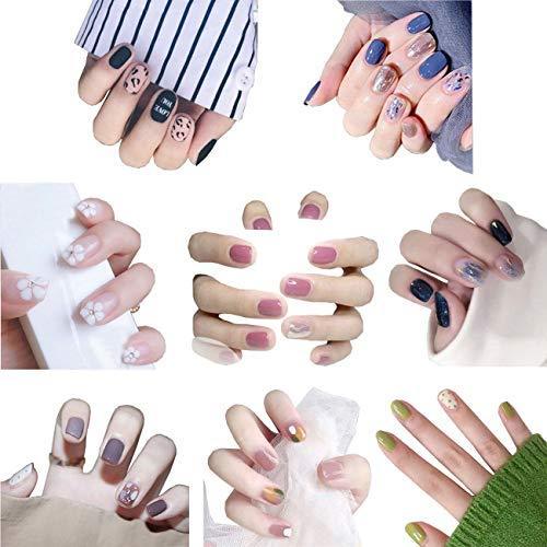 -8 sheet just put nail stickers nail polish nail art nail wrap nail accessories women ladies present gift cute popular fashionable senior nail seal