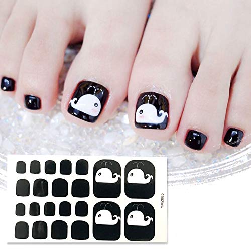 Nail sticker only manicure nail art nail wrap nail accessories women ladies present gift cute popular fashionable senior nail seal -6 sheets stick toenail