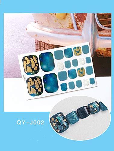 ANPHSIN foot nail sticker -10 sheets nail seal toenails stick only with private for a variety of pattern foot a manicure gloss file nail art nail wrap nail accessories women Ladies cute nail ornate