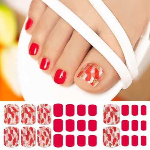 [GELATO FACTORY. Foot Nail seal [cherry red glass] put only manicure gel nails nail tip nail seal