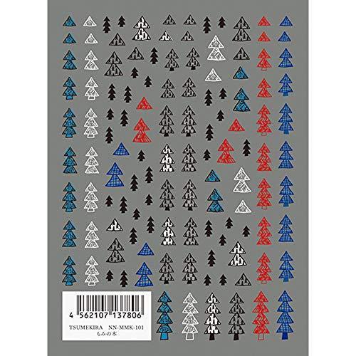 TSUMEKIRA (Tsumekira) nail seal fir tree NN-MMK-101 multi-color
