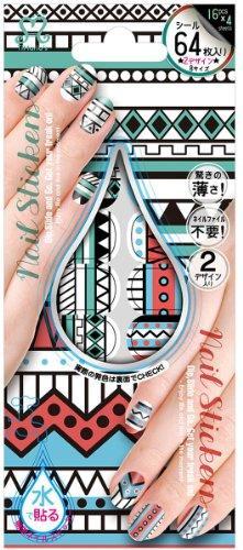 Tea Mali Ards nail sticker: Figure 08. ethnology