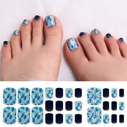 [GELATO FACTORY. Foot Nail seal [marine blue shell] put only manicure gel nails nail tip nail seal