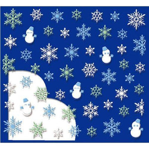 BN Nail seal snowman pastel B KRH-7