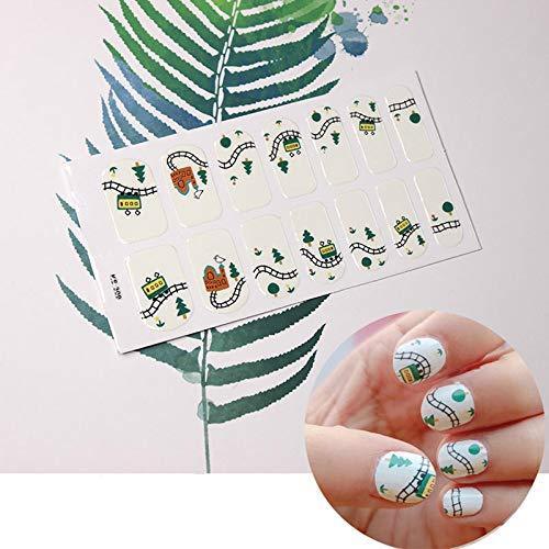 -6 sheets only manicure nail art 