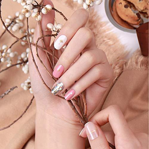 [ENVYLOOKZINIPIN] long-lasting manicure nail strip nail wrap stylish design just put gel nail seal _KA00229