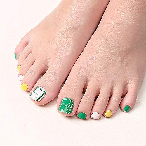 [ENVYLOOKZINIPIN] just put the foot nail seal for long-lasting foot nail seal nail strip nail wrap fashionable design _FA00122