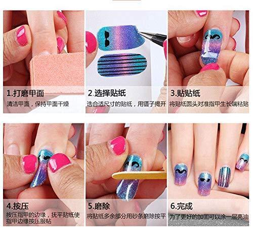 Christmas design manicure nail art nail wrap just put nail seal 12 pieces set nail stickers nail accessories women simple ladies present gift cute popular fashionable nail parts 10052