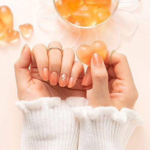 [GELATO FACTORY. ] Nail seal [sparkling apricot syrup] put only manicure gel nails nail tip nail seal Nail parts self-nail