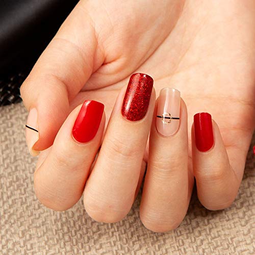 [GELATO FACTORY. ] Just stick Premium nail seal [Red Martini] 100% gel polish manicure gel nails nail chip seal nail parts self-nail