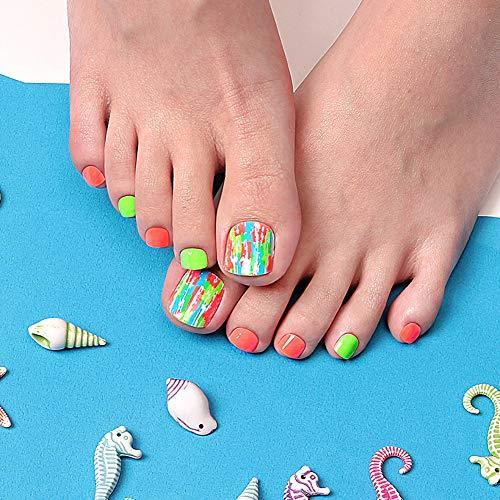 [ENVYLOOKZINIPIN] just put the foot nail seal for long-lasting foot nail seal nail strip nail wrap fashionable design _FA00180