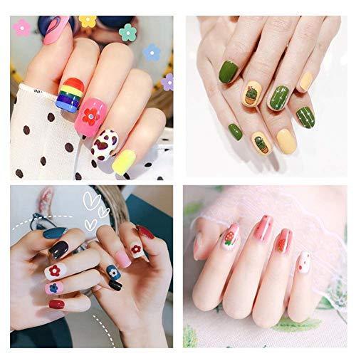 2019 Popular Nail Art seal set, manicure woman just put 14 sheets cute 3D, girl, Children's ultra-thin children nail sticker flower, rainbow, strawberry, star, moon, emoticons work or casual nail decoration for ladies gift gift nail accessories