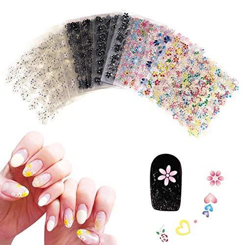 oAuLrX 90 sheets Nail Art seal Mini Nail for cute manicure nail sticker