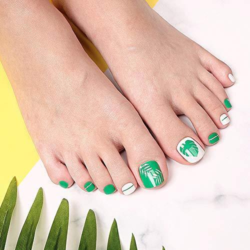 [ENVYLOOKZINIPIN] just put the foot nail seal for long-lasting foot nail seal nail strip nail wrap fashionable design _FA00085