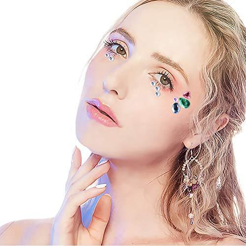 Acrylic 1200Tasu rhinestone sticker Crystal sticker jewelry sticker body and nail make-up, of scrapbooking decoration, 14 sheets for the kids craft