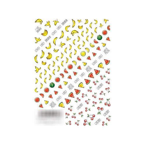 TSUMEKIRA (Tsumekira) Nail seal Like! Fruits NN-FRT-201 1 sheet multi-color