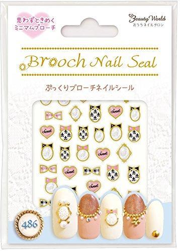 Plump brooch nail seal (classical girly) [PNS486]