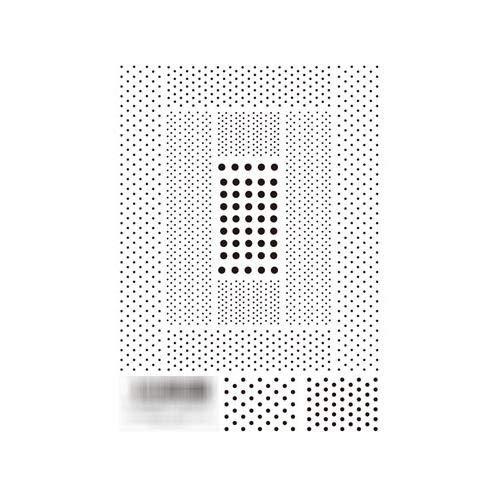 TSUMEKIRA (Tsumekira) nail seal Dot Black NN-DOT-102 1 sheet multi-color