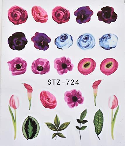 Also to nail seal tattoo stickers nail sticker affixed only simple manicure pressed flowers race Neirudeko cute fashionable nail art tattoos and resin material (cool 8 seat)