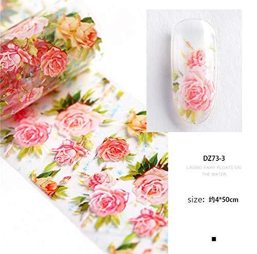 10 seal Flower Nail foil race Sakura spring Neirudeko sticker nail art foil (01-10)