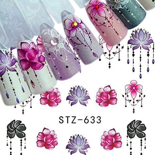 Manicure 40-sheet set just stick to Frcolor nail seal 3D nail sticker water nail foil design Nail Art seal claw