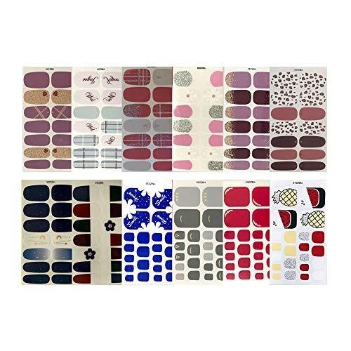 12 Zhang nail art full cover sticker toes of the nail sticker 10024