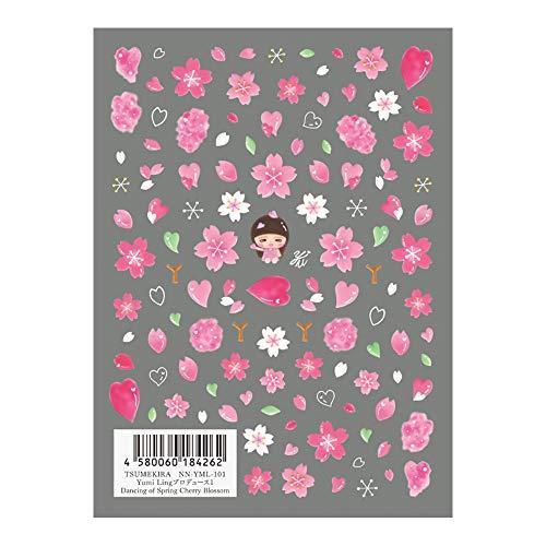 TSUMEKIRA (Tsumekira) nail seal Yumi Ling produce 1 Dancing of Spring Cherry Blossom (Sakura) NN-YML-101 multi-color