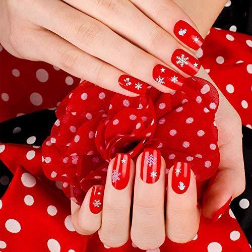 NALER nail seal Nail parts nail sticker snowflake star angel snow nail art seal ultra-thin type Lame 12 pieces purse