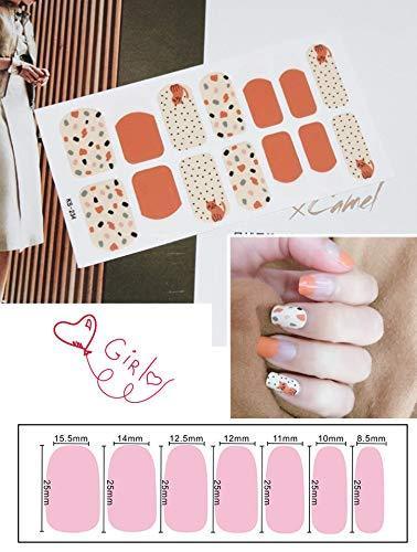 Just put ANPHSIN nail seal 10 pieces set manicure nail art nail wrap nail sticker nail accessories women easily Ladies gifts gift glamorous cute popular fashionable nail parts