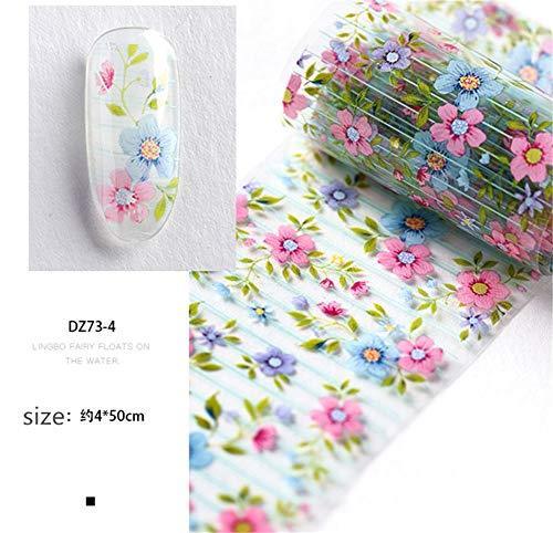 10 seal Flower Nail foil race Sakura spring Neirudeko sticker nail art foil (01-10)