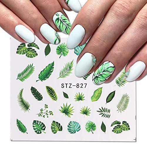 29-sheet set flowers and grass and leaf & butterfly spring seal shooting nail nail parts Nail Art Nail Deco peeled off in the summer of water nail seal Nail sealing gel nails nail sticker embedded easy to water