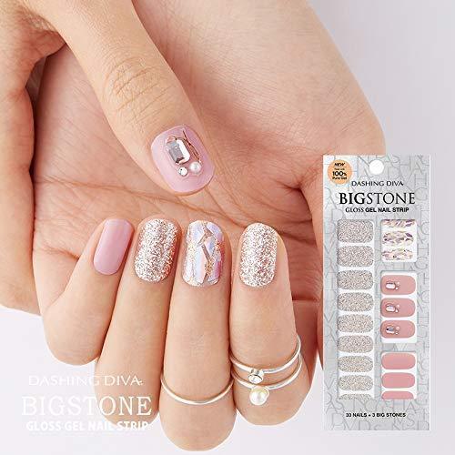 Dasshingude I Bas gloss gel nail strip DASHING DIVA Gloss Gel Nail Strip GVP_138B -DURY + Original Gel nail seal Mystic Something