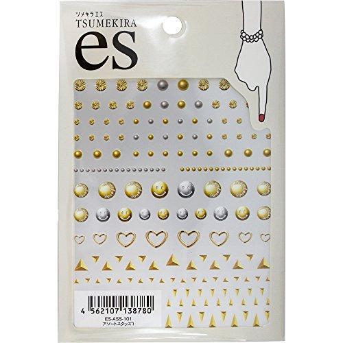 TSUMEKIRA (Tsumekira) Nail sealing es assorted studs 1 ES-ASS-101 multicolour
